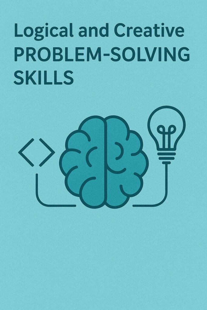 Illustration representing logical and creative problem-solving skills.