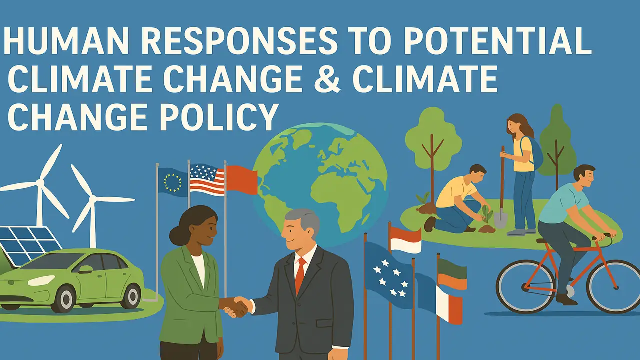 Human Responses to Potential Climate Change & Climate Change Policy