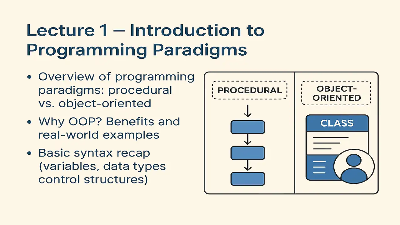 Programming Paradigms