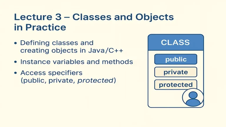 Classes and Objects