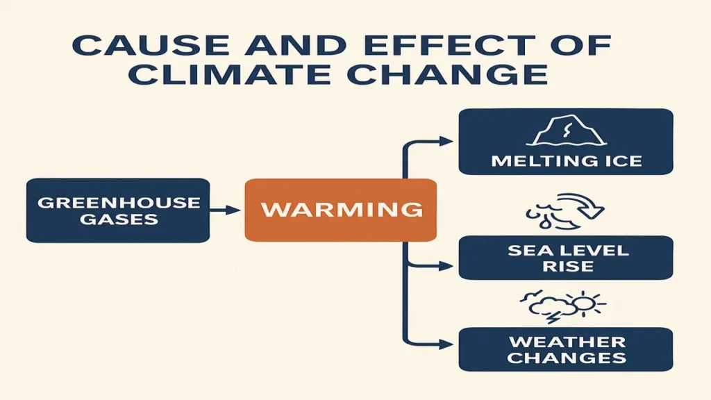 Cause and Effect The Climate Domino Chain