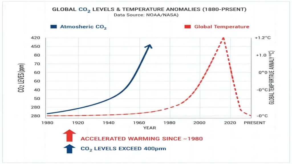 Present Rapid Warming