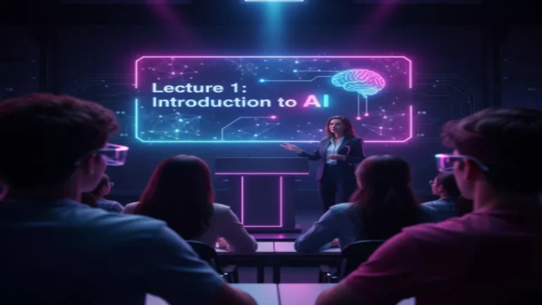 Lecture 1 - Introduction to AI