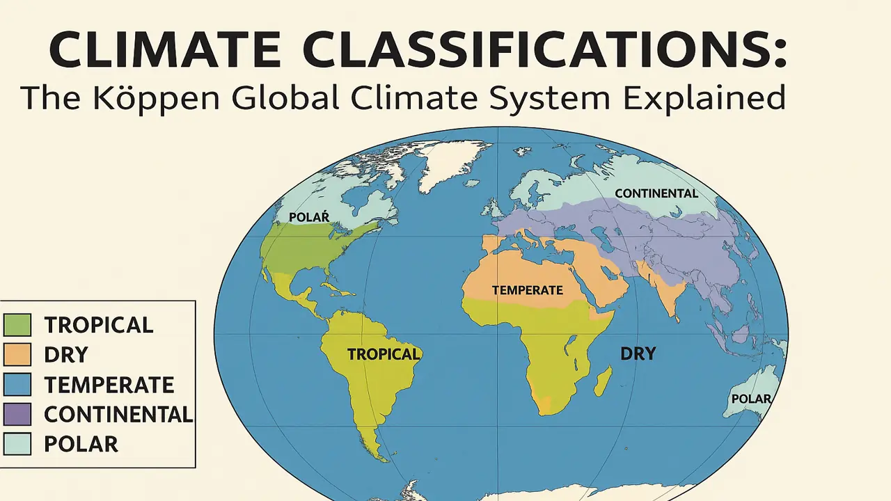 Climate Classifications: The Köppen Global Climate System Explained