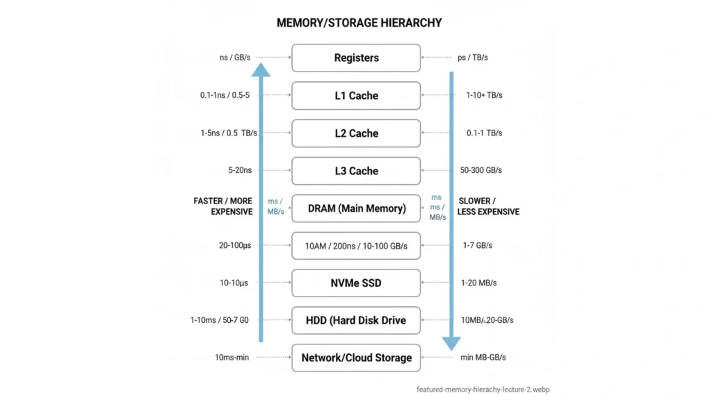 Lecture 2: Instruction Execution, Caches & Memory Hierarchy