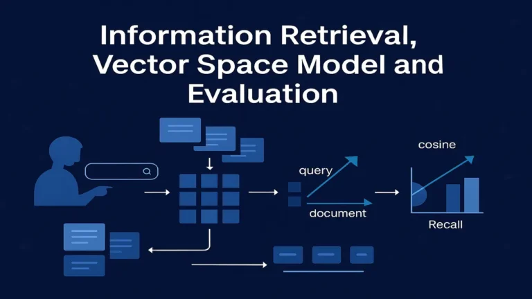 Information Retrieval, Vector Space Model and Evaluation