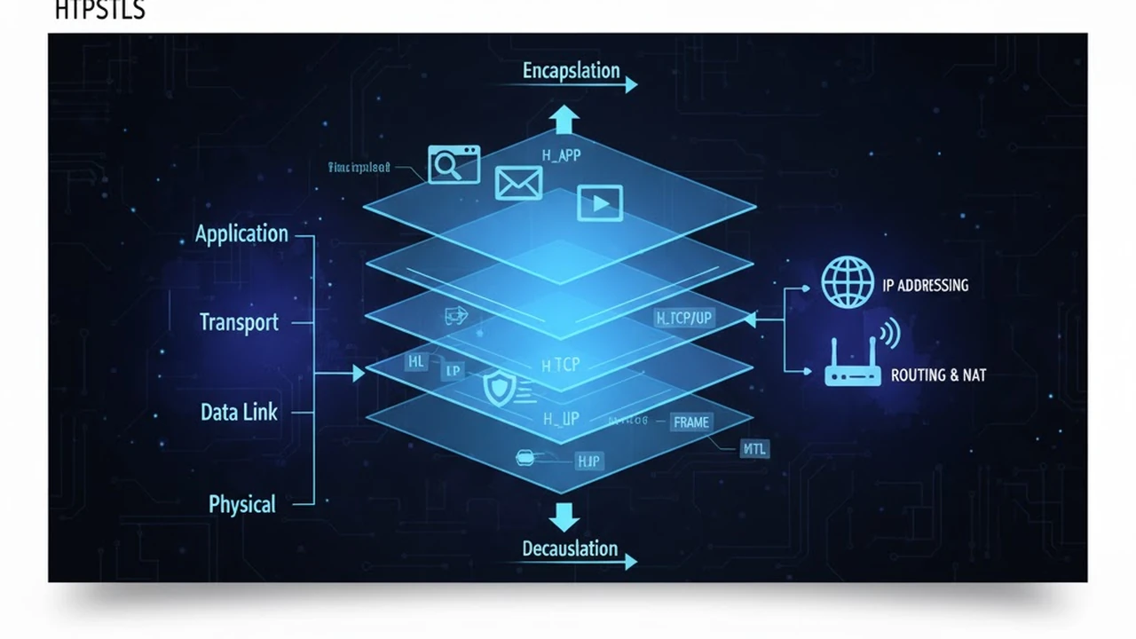 Applications and TCP/IP Layers, Ports, TCP vs UDP, IP & Routing Basics