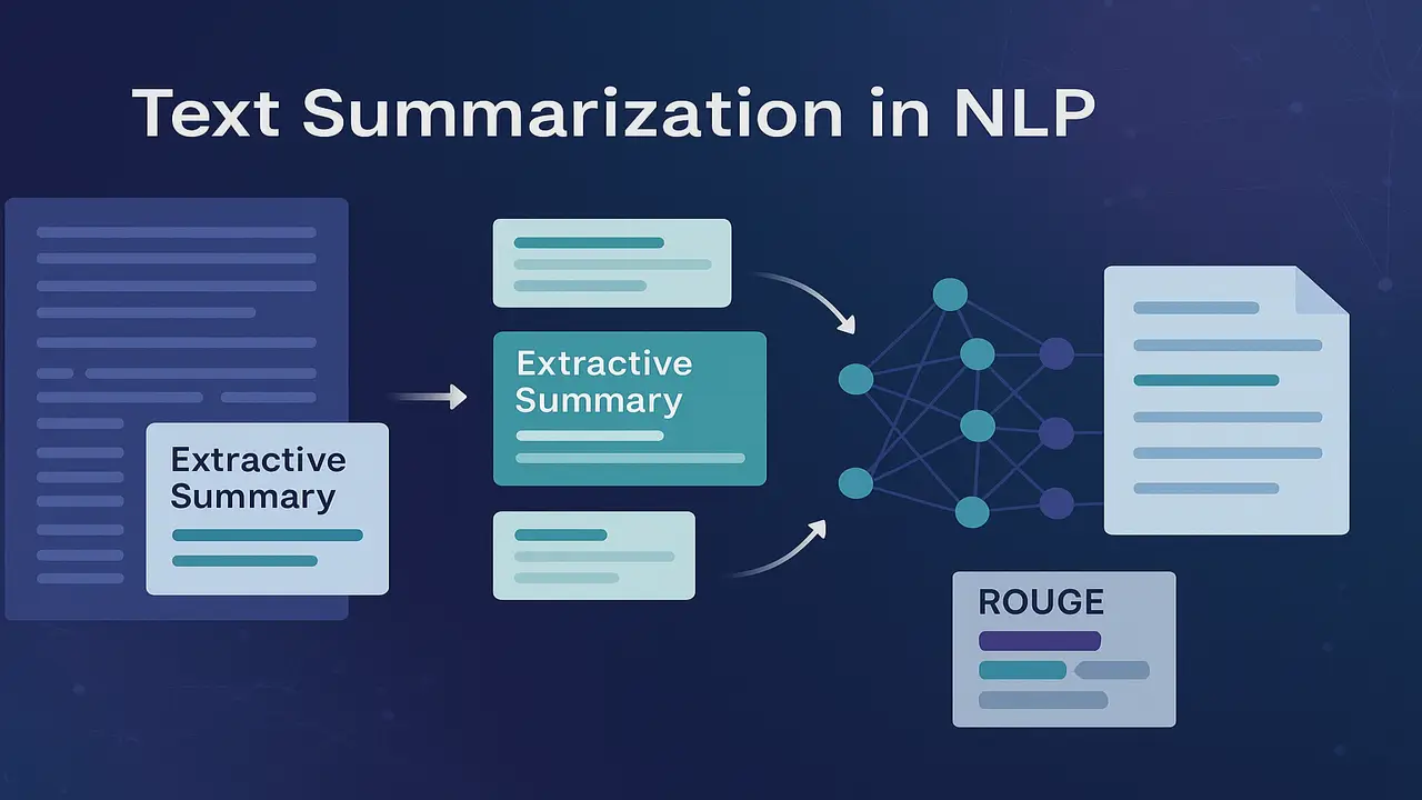 Text summarization in Natural Language Processing