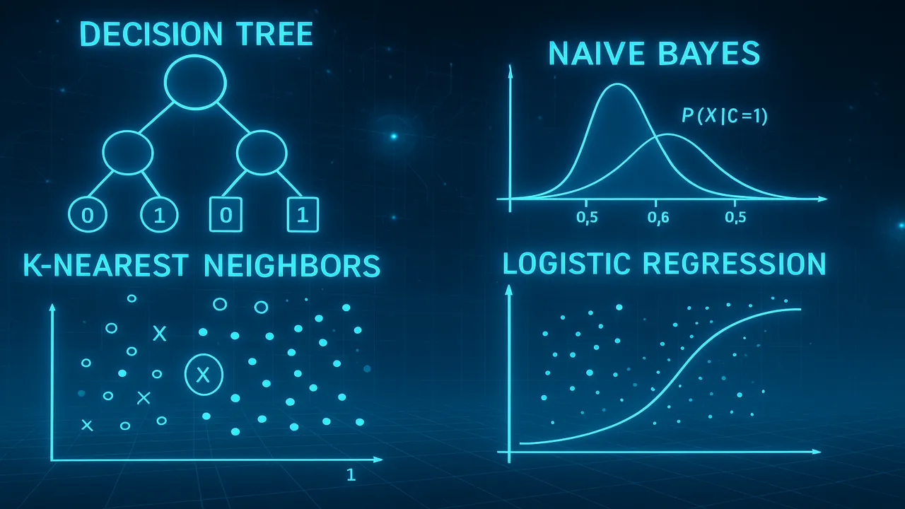 Classification Decision Trees, Naive Bayes, KNN & Logistic Regression