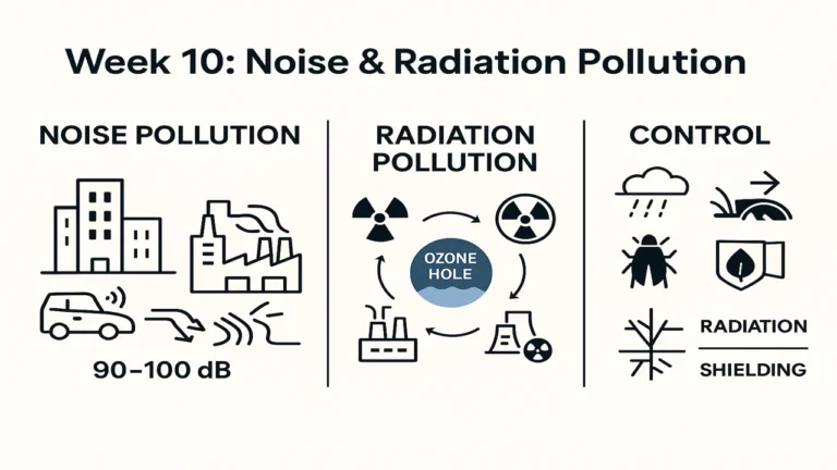 Noise and Radiation Pollution: Causes, Effects & Control