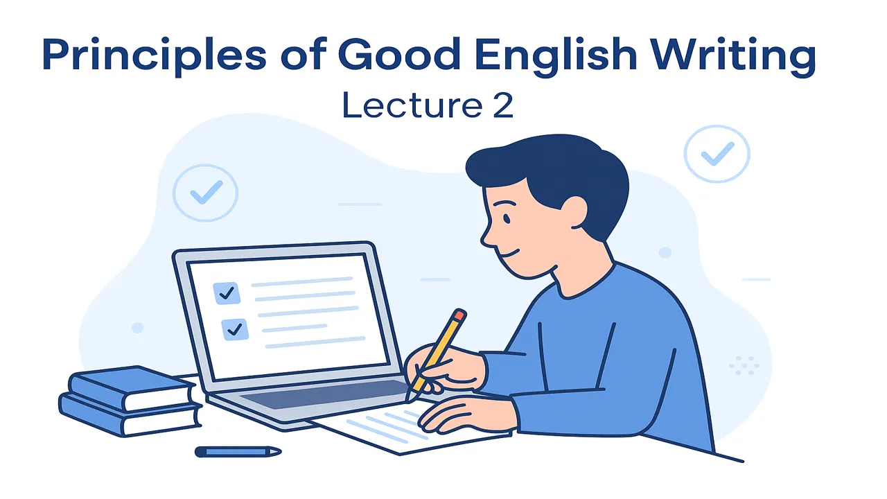 Principles of Good English Writing