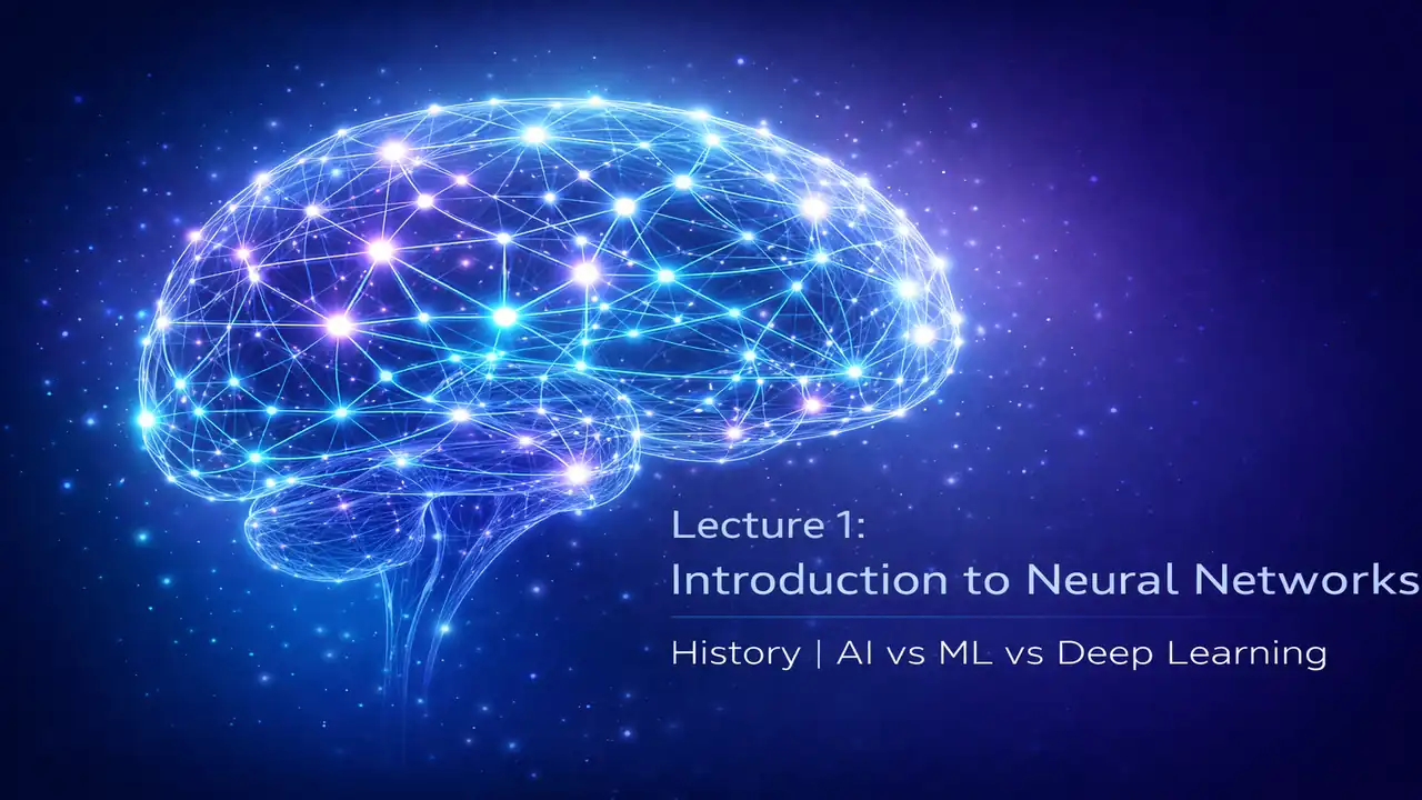 Introduction to Neural Networks – Lecture 1