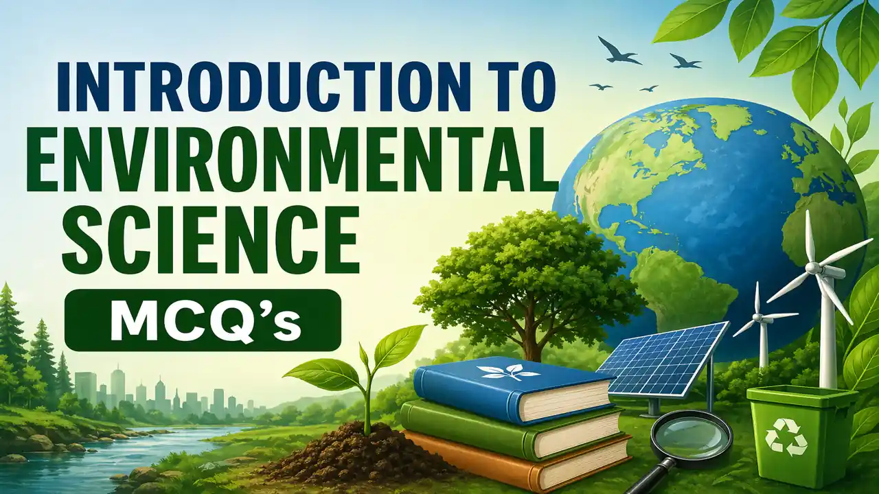 INTRODUCTION TO ENVIRONMENTAL SCIENCE MCQ's