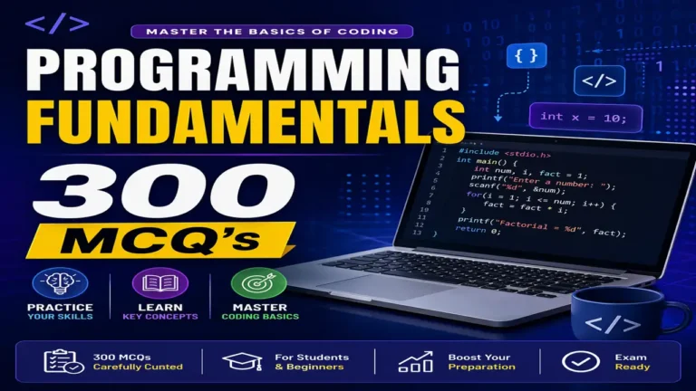 Programming Fundamental MCQ’s
