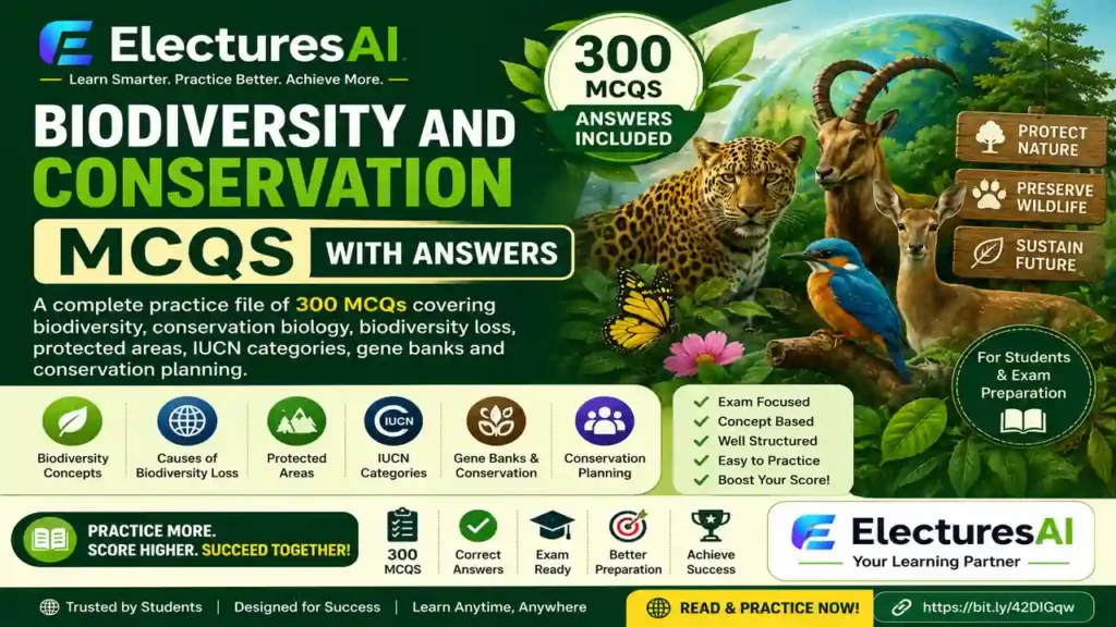 Biodiversity and Conservation MCQs with Answers