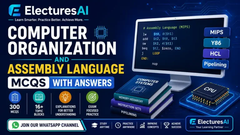 Computer Organization and Assembly Language MCQs with Answers