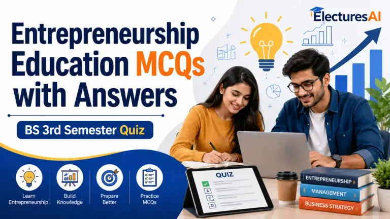 Entrepreneurship Education MCQs with Answers