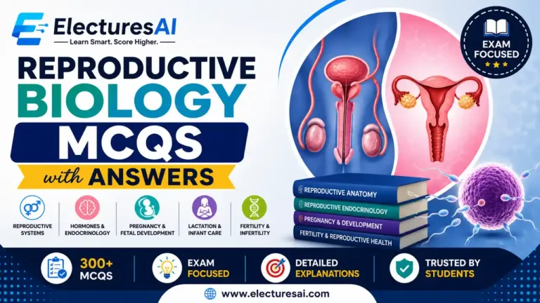 Reproductive Biology MCQs with Answers by ElecturesAI