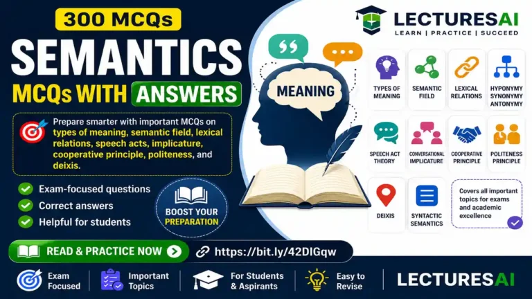 Semantics MCQs with Answers