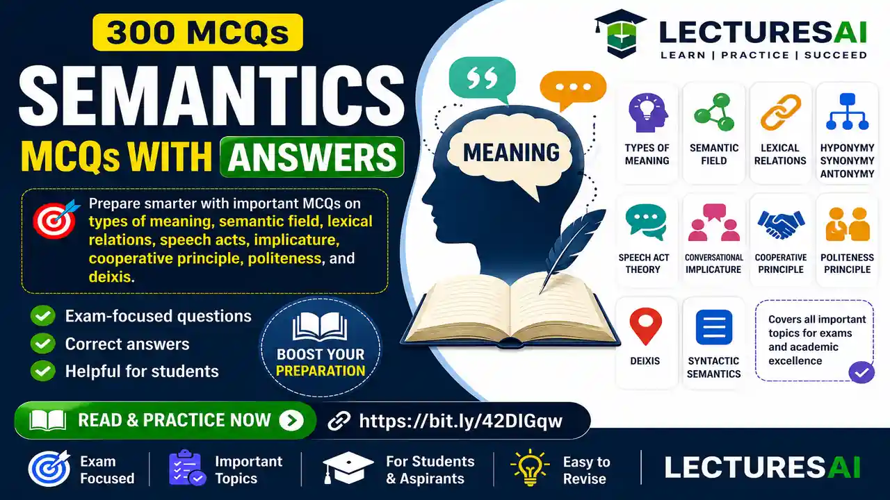 Semantics MCQs with Answers